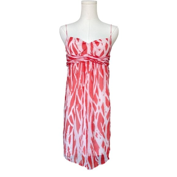 Diane VonFurstenberg 100% Silk Babydoll Slip Dress Size 4 Y2K ASO Paris Hilton - Picture 2 of 9